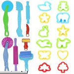 Kare & Kind® Set of 20pcs Smart Dough Tools Kit with Models and Molds Retail Packaging Trees and Animals  B00B7YPJN6